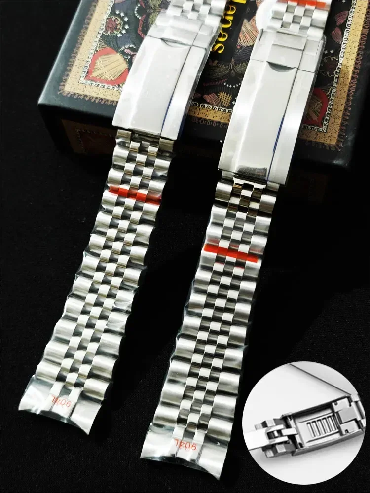 Band For Rolex Strap Daytona Oyster Perpetual Submariner 20mm Traditional Watch Stainless Bracelet For Sub Log NH34 NH35 Watch