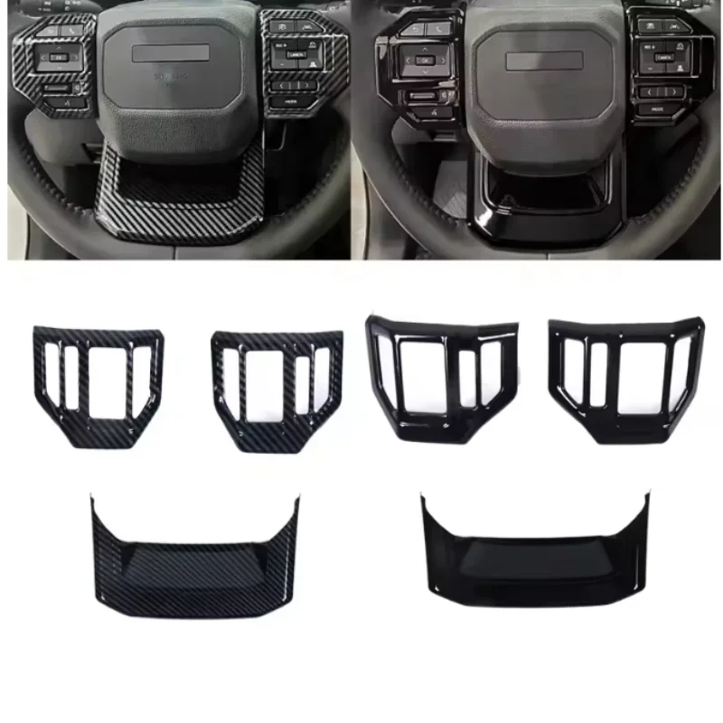 

X Steering Wheel Decoration paster For 2024 Toyota Land Cruiser 250 1958 Prado LC250 Interior Accessories Upgraded Modification