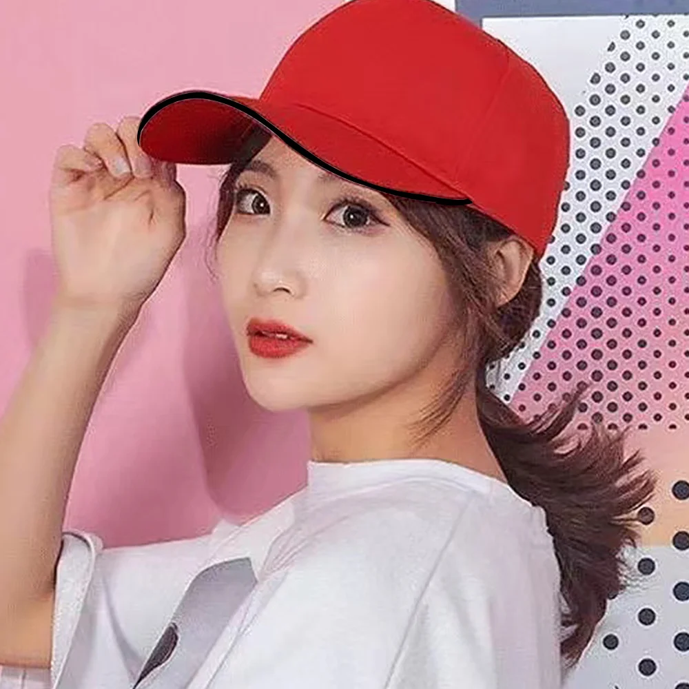 Hip-hop Baseball Cap Summer Outdoor Sun Hat Casual Wild White Letter Series Print Cotton Hats Hipster Must-have Peaked Caps Dad