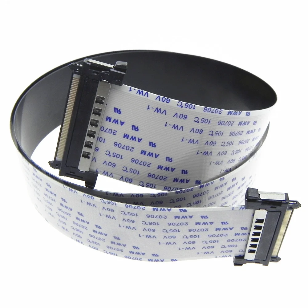 1Pcs/lot 0.5mm 41Pin 51Pin 4K HDTV LVDS High Quality Ribbon Cable AWM 20706 20861 105C 60V VW-1 41P 51P Forward Direction