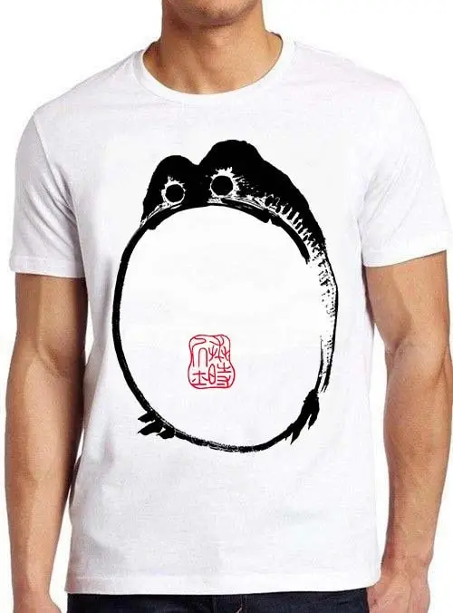 Sad Frog Japanese Art Matsumoto Hoji Meika Gafu Toad Demons Meme Funny T Shirt Style Gamer Cult Movie Music 956