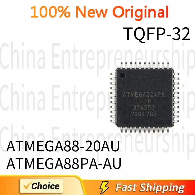 5 PCS TQFP-32 ATMEGA88-20AU ATMEGA88PA-AU TQFP-32 SMD MCU microcontroller IC chip 100%Quality Original/Quick delivery