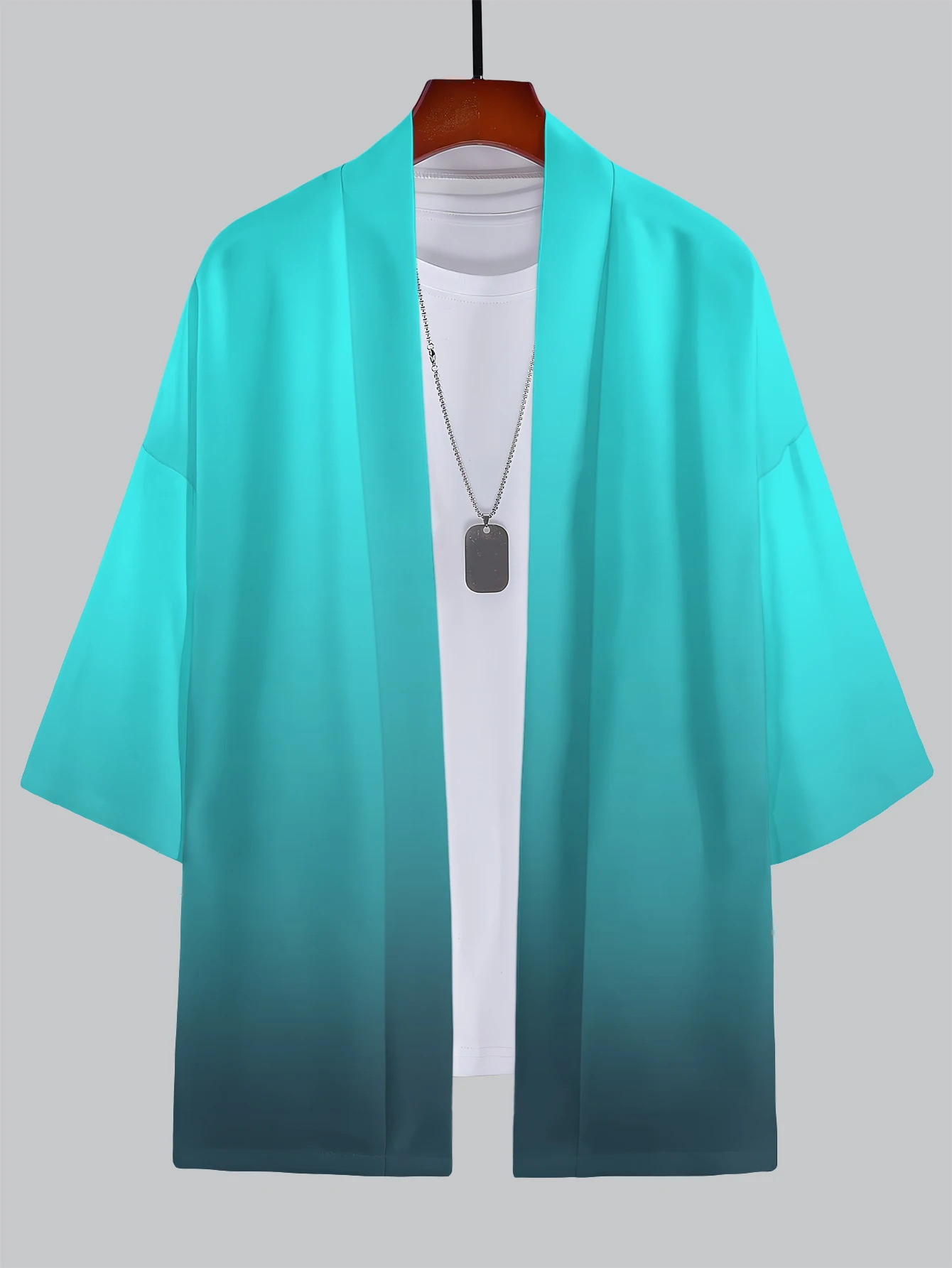 

2025 Men's 3D Casual Kimono Collection - Gradient Color Fashion