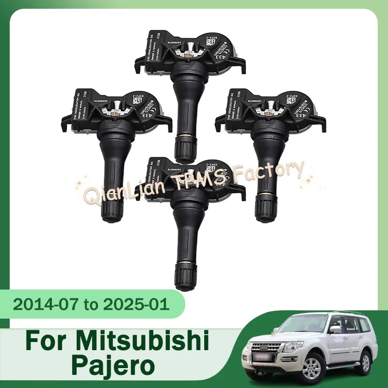 4pcs Sensors 433MHz 4250C275 For Mitsubishi Pajero Sport Shogun Sport Mirage Eclipse Cross Attrage Tire Pressure Monitor System