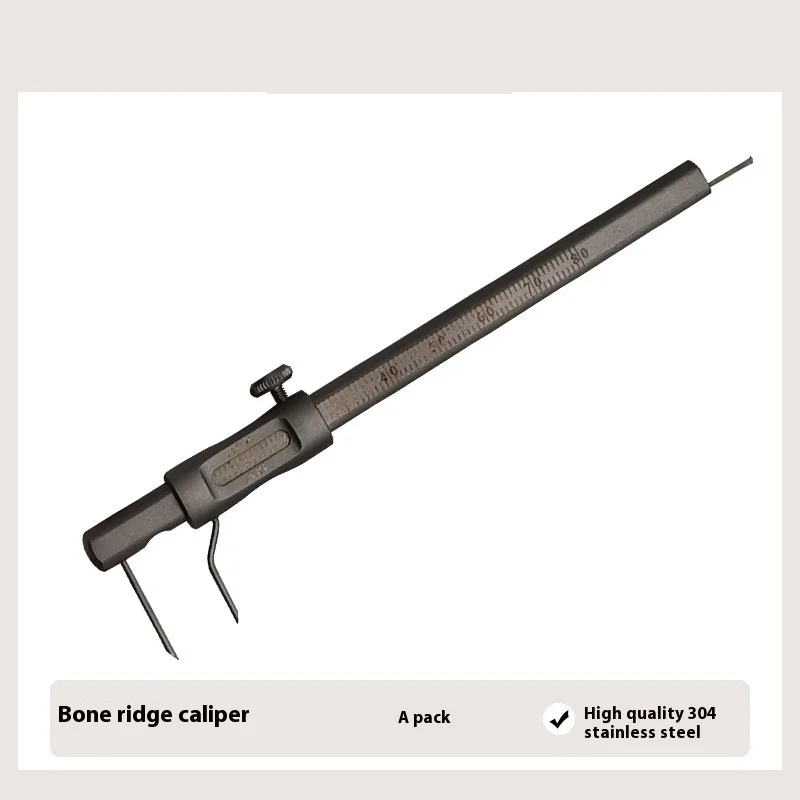 Caliper vertical measurement of inlay crown digital cursor bone ridge thickness wax implant