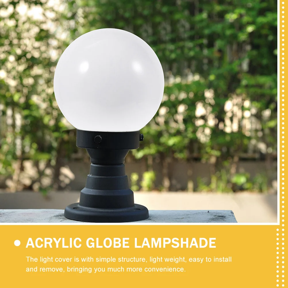 Lampshade Spherical Replacement Globe Acrylic Light Cover for Wall Small Ceiling Fan