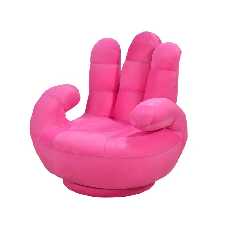 # New Lifestyle Living Room Furniture Casual Velvet Finger Chair
