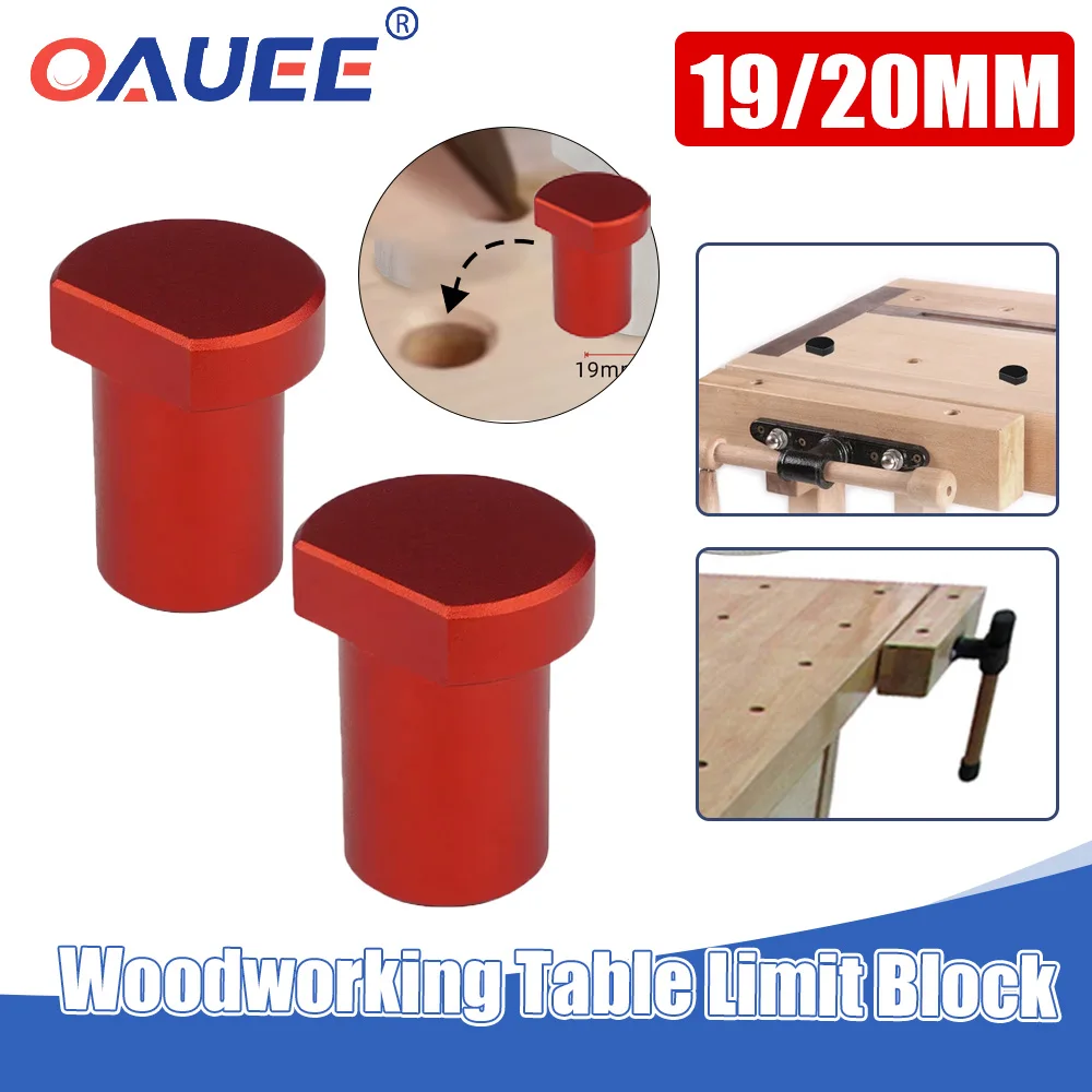 

Card Tenon Table Card Quick Release Woodworking Table Limit Block Table Block Dare for Carpentry Desktop Tenon Φ20mm/Φ19mm