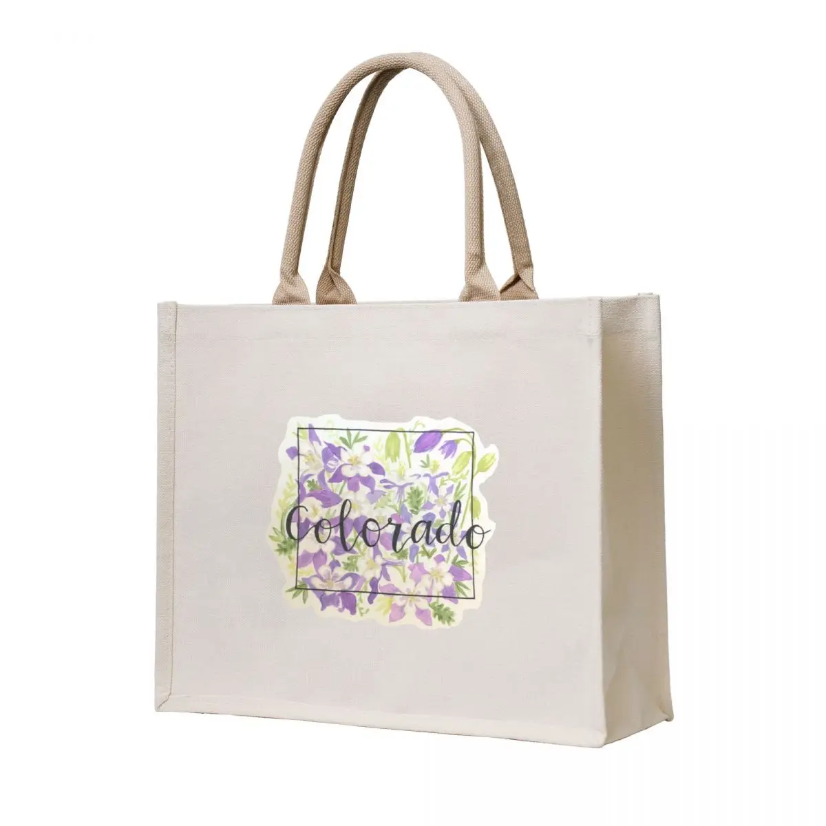 

Colorado Mountain Blue Columbines Tote Bag Gift bags large tote bag Women's shopping bag