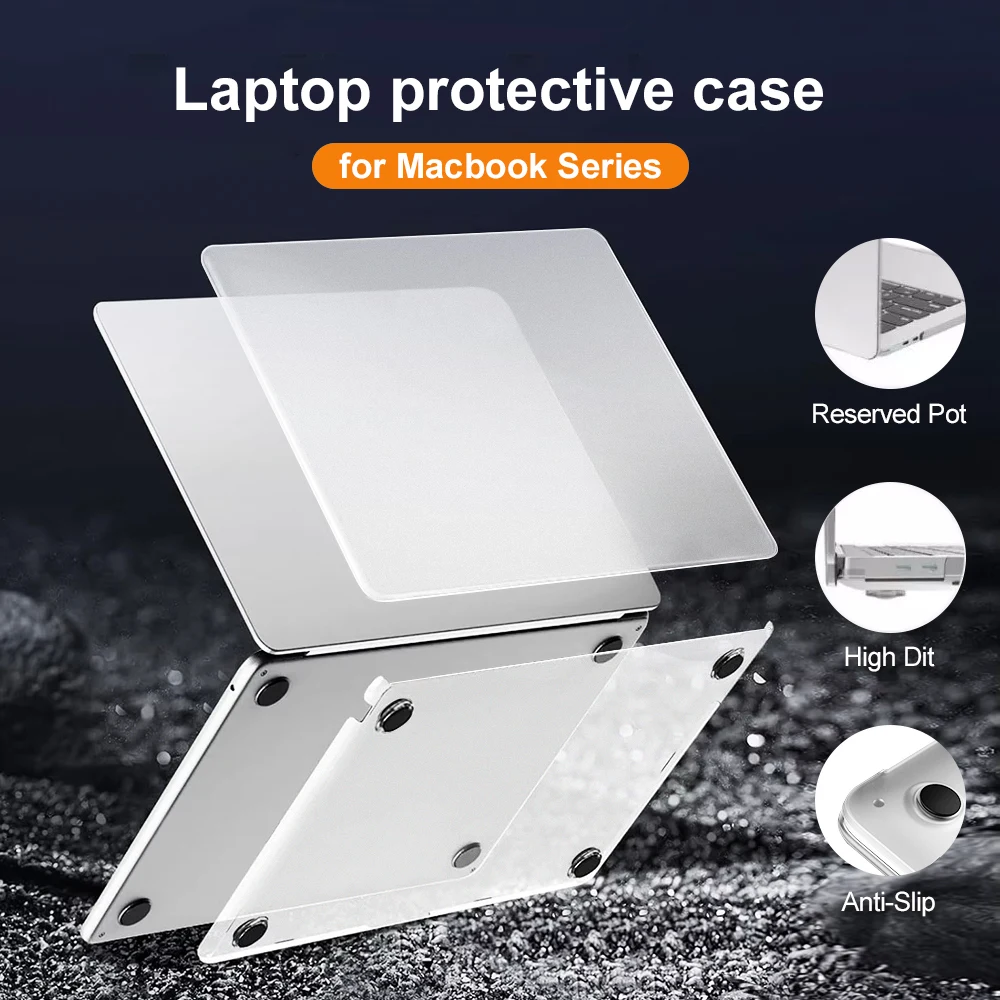 Laptop Protective Case For MacBook Pro14 A2442 A2779 A2918 A3112 For Macbook Pro 14 13.3 A3401 M4 Case Funda A2289 A1989 A2338
