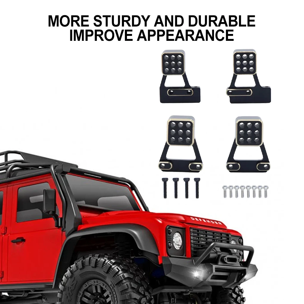 RCGOFOLLOW Shock Absorber Bracket RC Car Part Steady Shock Absorber Amount For 1/18 Trx4m Crawler RC Upgrade Part