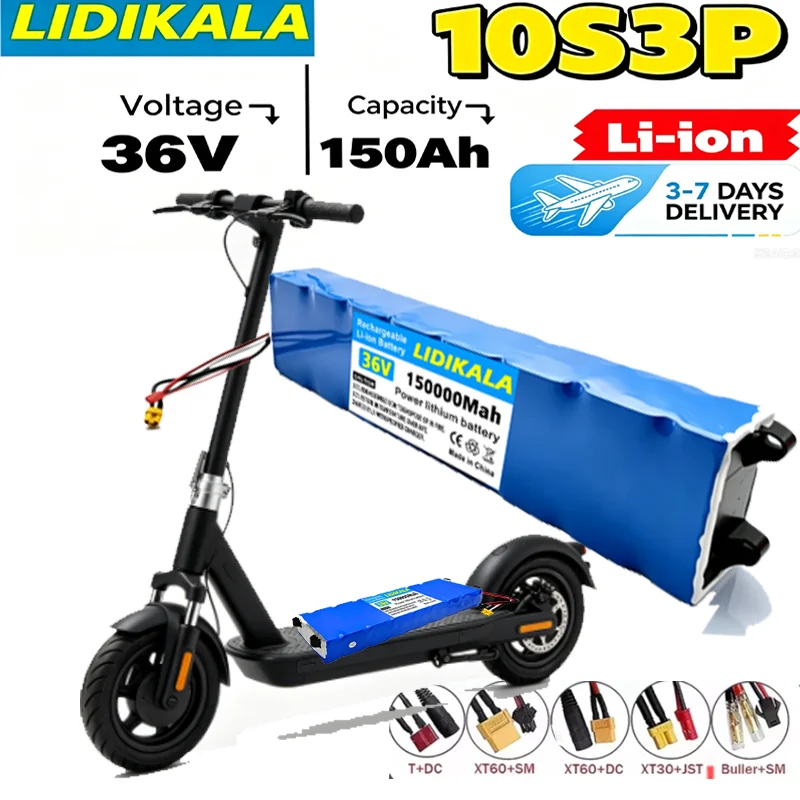 Image of EU-Versand, schnelle Lieferung, neuer 10S3P 36V 150000mAh 36V Elektroroller-Akku 18650 Lithium M365 Elektroroller 36V Akku.3