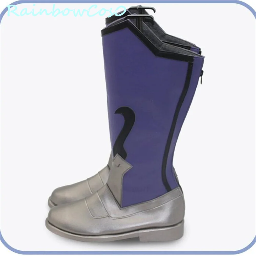 Mandricardo Fate Grand Order FGO Cosplay Chaussures Bottes, Rainbow Cos0, Anime Game, Halloween, Noël, W3573