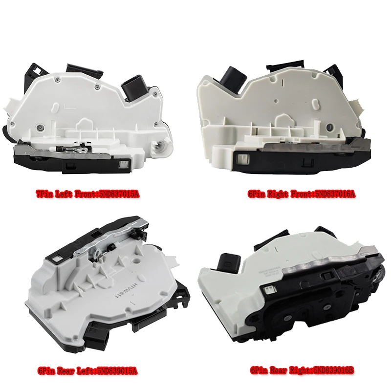 

Цилиндр замка автомобиля Дверной замок 5ND837015A 5ND837016A 5ND839015A 5ND839016B Привод дверного замка для Audi A1 SEAT IBIZA VW TIGUAN