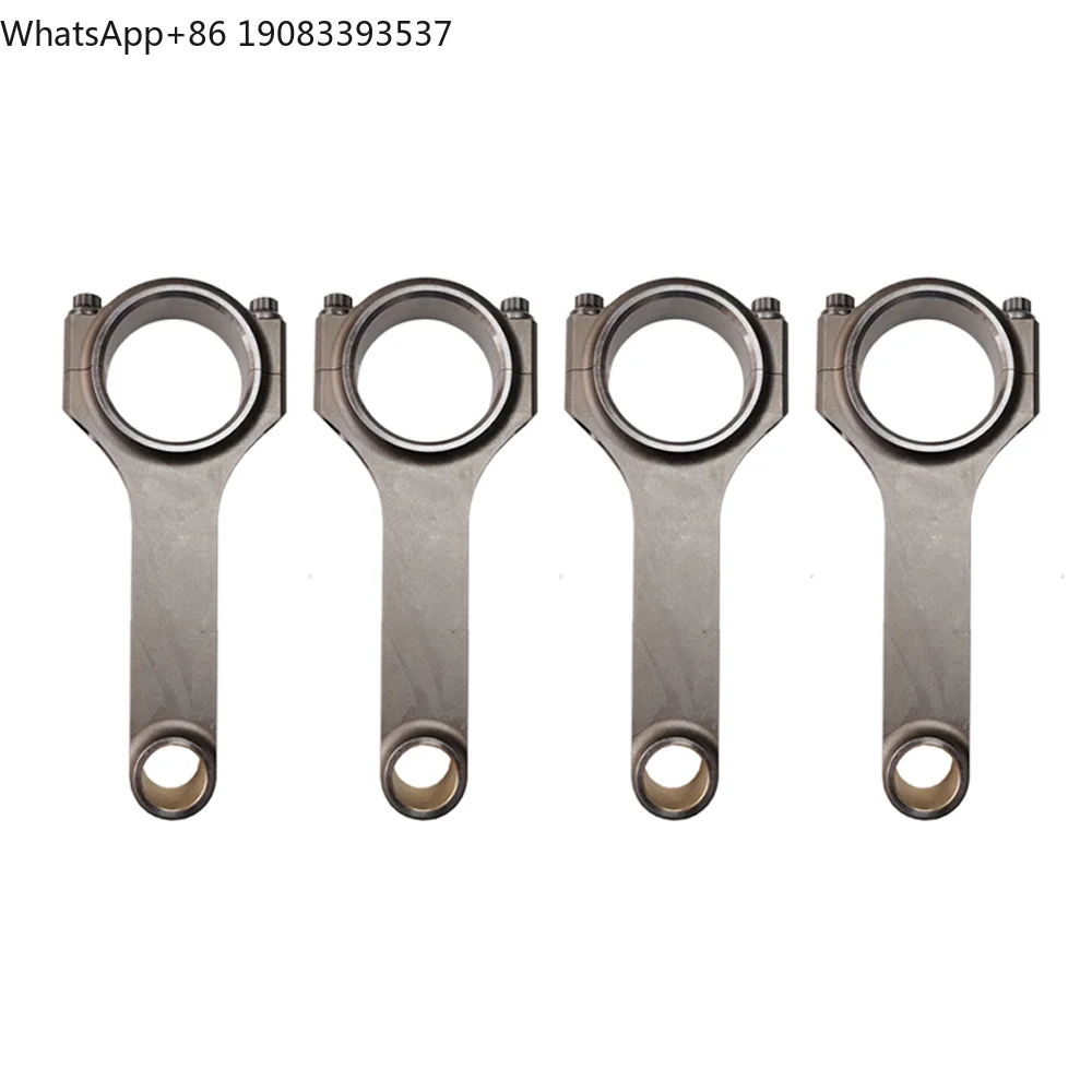 

HIGH-STRENGTH 4340 H-BEAM FORGED CONNECTING ROD for AUDI for VW EA113 1.8T /2.0T SET of 4 WITH BOLTS