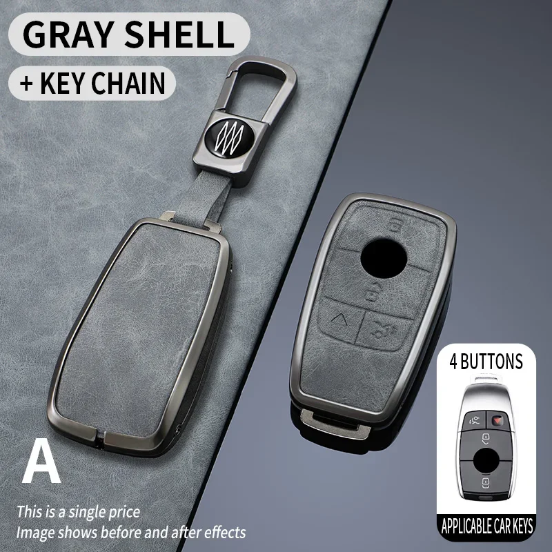 

Car Key Case Cover Shell for Mercedes Benz Cla250 Mercedes Benz GLS53 2019 GLS450 Maybach GLS600 2021 AMG C63S GLE 450 2020