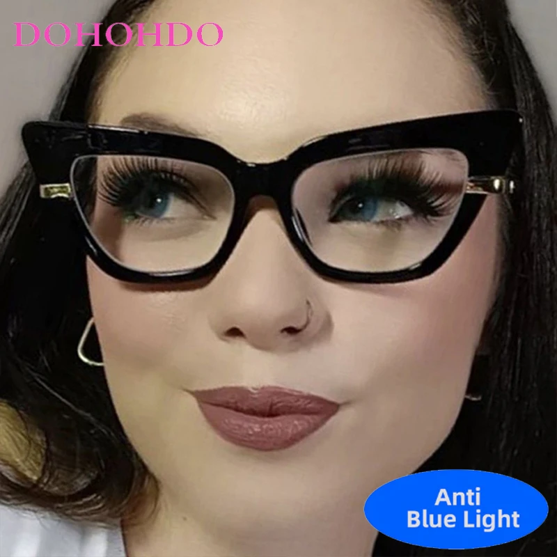 

Retro Small Frame Cat Eye Eyeglasses Men Women Luxury Brand Designer Computer Anti Blue Light Glasses Unisex For Reading Очк