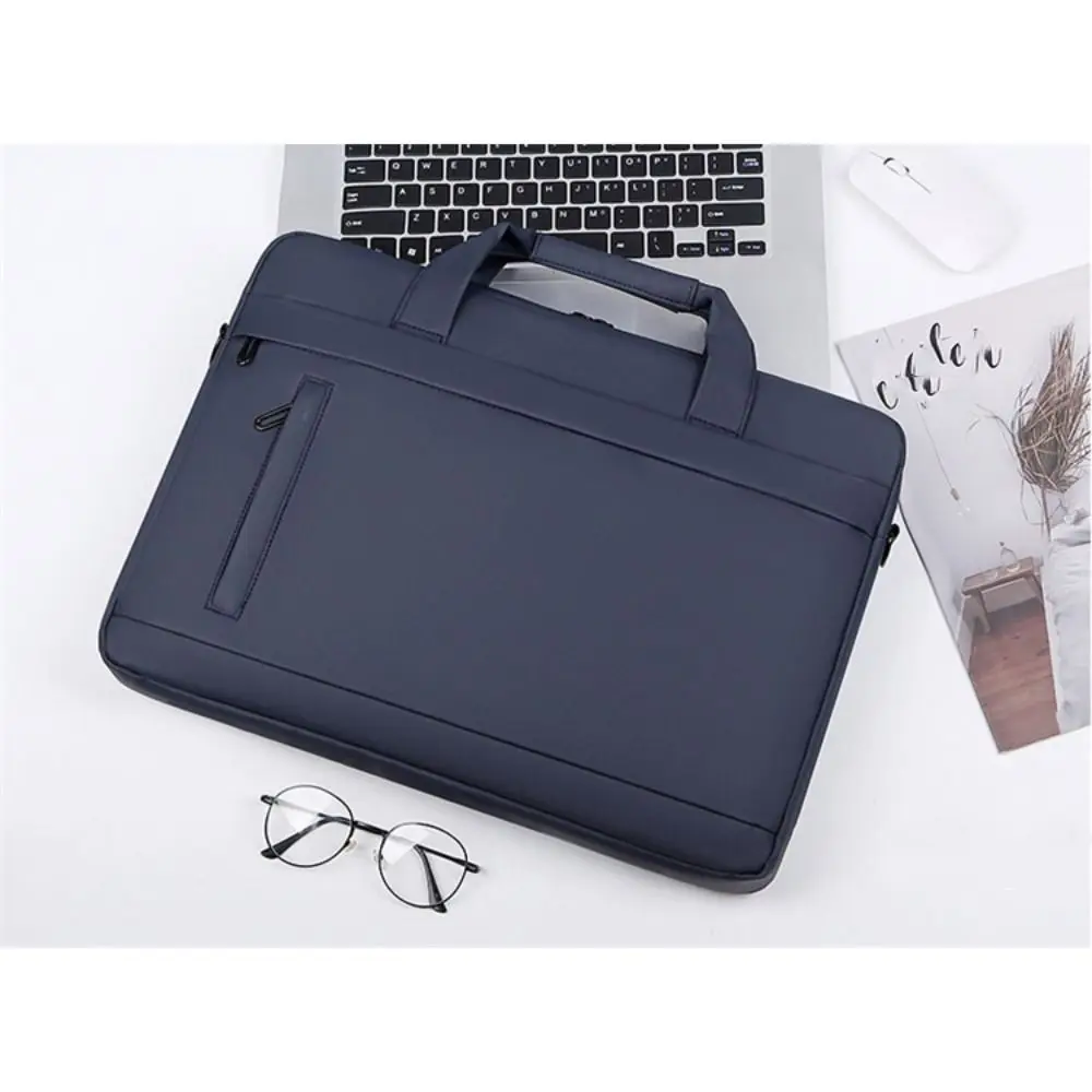 Men Briefcase Bag Business Famous Brand Leather Shoulder Messenger Bags Waterproof Office Handbag 15 inch Laptop bag