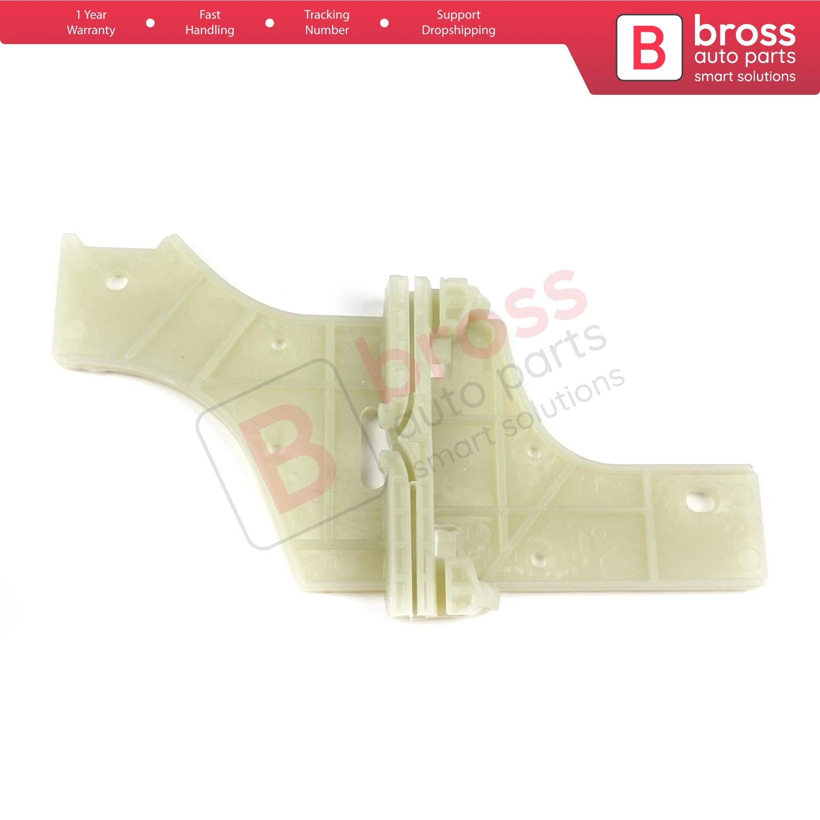 Bross Auto Parts BWR1155 Electrical Power Window Regulator Clips Front; Left Door for Peugeot 508 2010-On Ship From Turkey