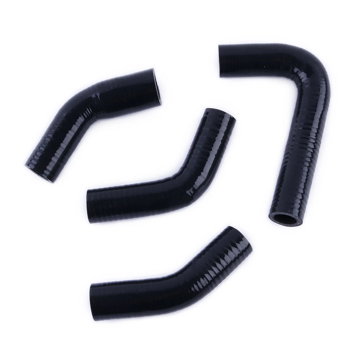 

4PCS 3PLY For Yamaha RZ350 RD350 RD RZ 350 YPVS All Years Silicone Radiator Coolant Cooling Hose Pipe Piping Tube Duct Set Kit