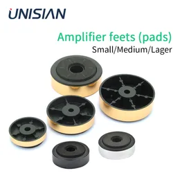 UNISIAN Sound Pads Plastic Stand Feets Gold Sliver Black Audio Legs Speaker Shock Absorption Suspens Pad for Amplifier
