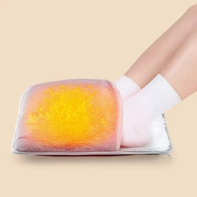 Electric Blanket Household Feet Warmer Heater USB Constant Temperature Feet Foot Warming Mat Heating Slippers