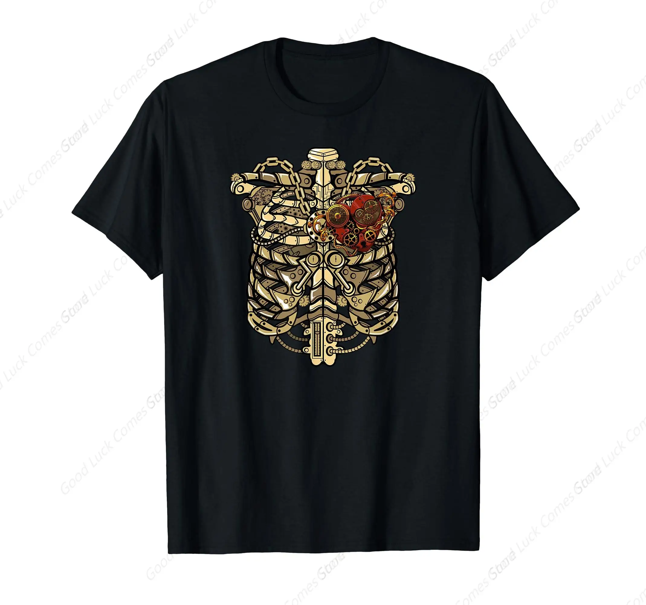 Alien Shirt Victorian Steampunk Gears Ufo Ancient Alien Head T-Shirt