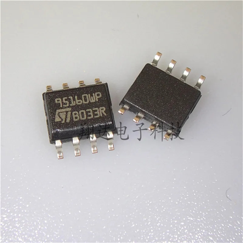 شرائح IC أصلية لذاكرة السيارة ، رقاقة Eeprom التسلسلية ، M95160 Wmn6tp ، 95160wp ، 95160wp ، 95160wp ، Sop8 ، 10 لوت