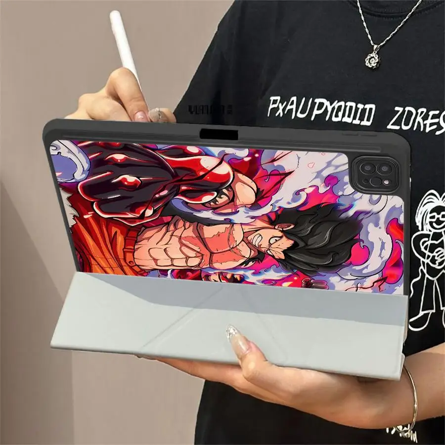 OneS P-ieceS Anime Holder Cover Tablet Case For iPad Pro 11th 10th 9th 8th 7th 12.9inch Air 4 5 M3 M2 1 2 M4 11inch Pro 2025