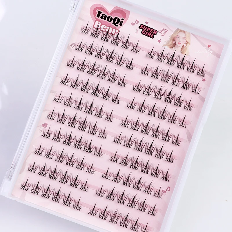 ​ 接着剤不要のひまわり型つけまつげ - ライトメイクやメイクなしの自然な輪郭を演出 ​