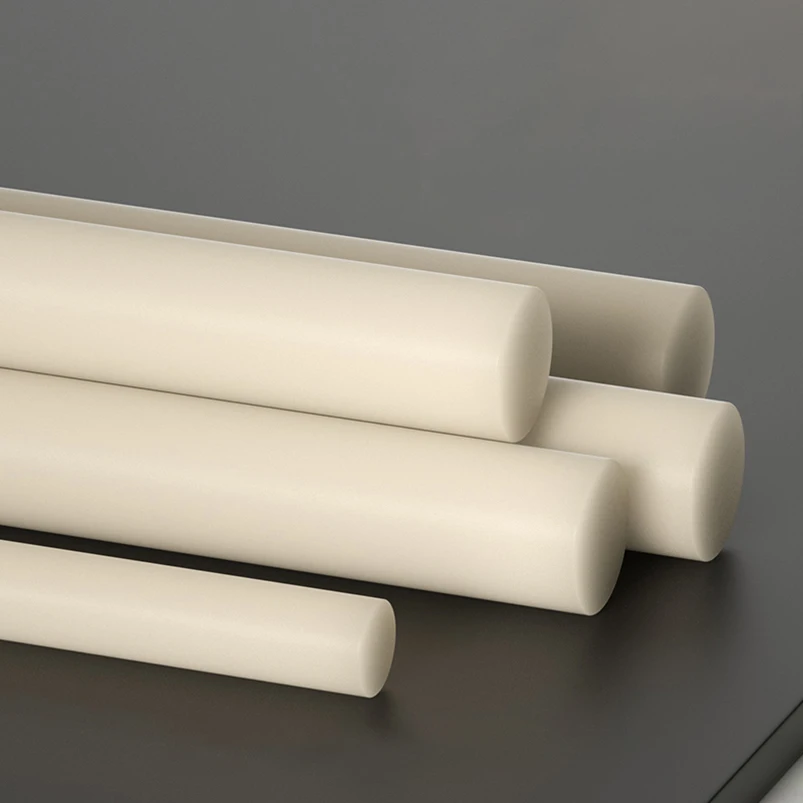 500 mm lange zwart beige ronde ABS kunststof staaf CNC-gefreesde kunststof stripdiameter 5-60 mm - afbeelding 2