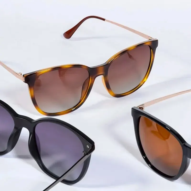 Vintage Women's Sunglasses Polarized Classic Anti Glare Driving Sun Glasses For Men Luxury Brand Designer Shades Female