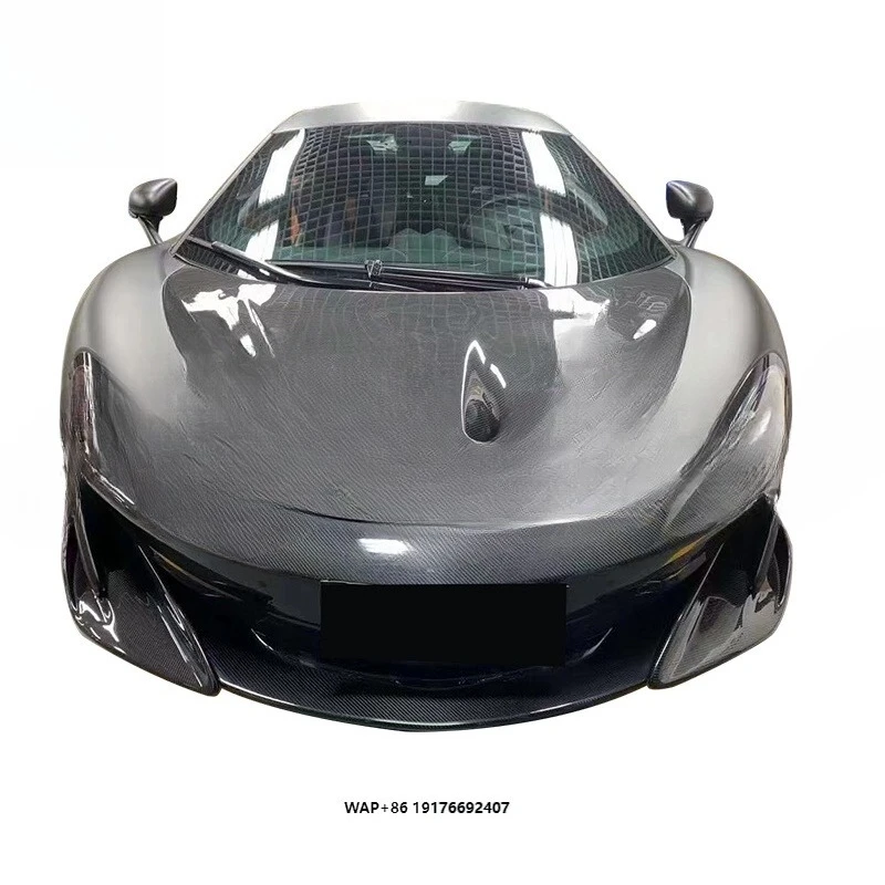 P1 Style Carbon Fiber And Forging Technology Bonnet Engine Hood Cover For McLaren 540C 570S 570 GT Refitting