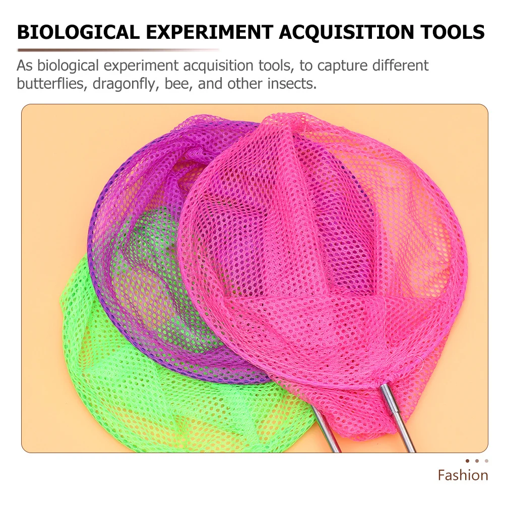 4 قطعة شبكات الحشرات القابلة للتمديد للأطفال قابل للسحب الفراشات اصطياد أدوات اللعب في الهواء الطلق اليعسوب الماسك الاطفال تلسكوبي #2