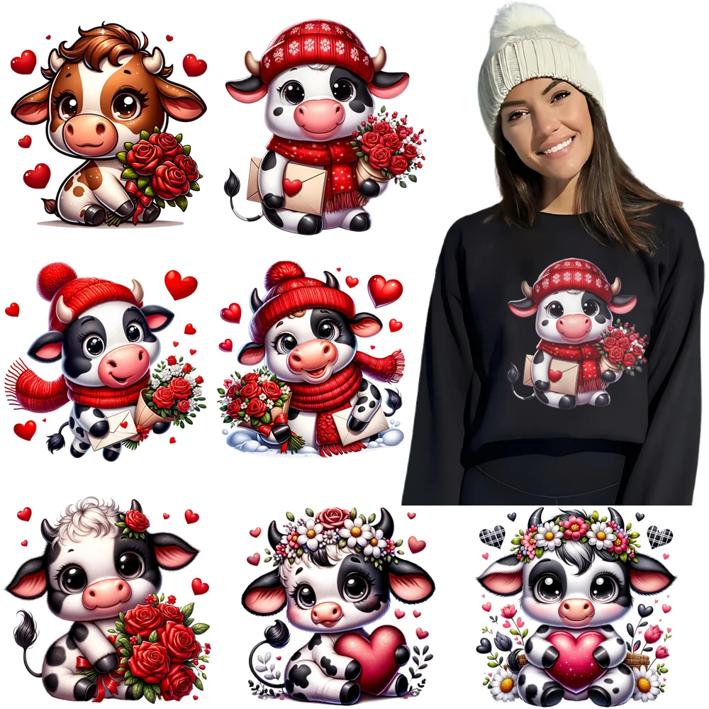 

Exquisite DTF Heat Transfer Cow Print Pattern Ideal for Customizing Clothes & Canvas Bags Stylish DIY Decoration Essential