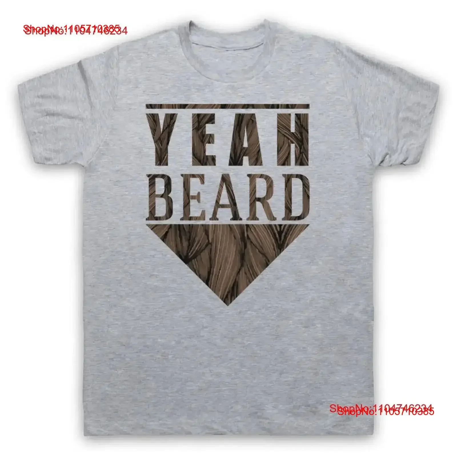 YEAH BEARD SLOGAN FUNNY HIPSTER JOKE COMEDY MENS WOMENS T SHIRT vintage Washed streetwear Versatile fashion vintage Washed