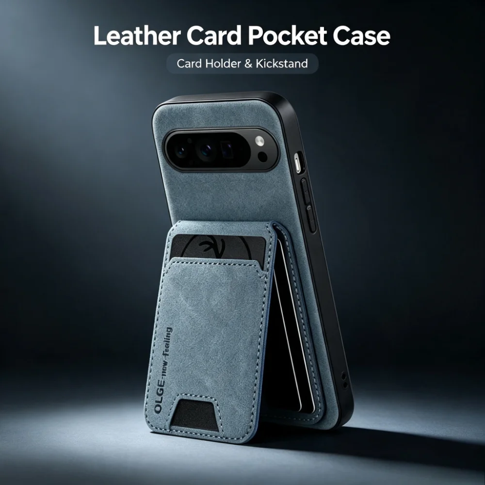 Casing Kulit PU Retro Bisnis d - Google Pixel 9 Pro ulasan dan harga