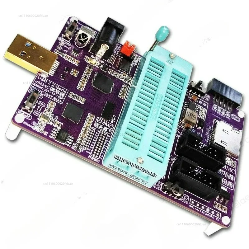 QT188A programmer EMMC image tool read and write BOOT high speed USB3.0 flying line adapter RT809H