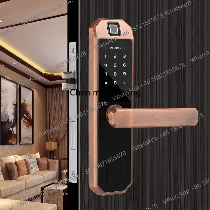 Fingerprint lock Household anti-theft indoor wooden door Smart password lock Electronic lock Office