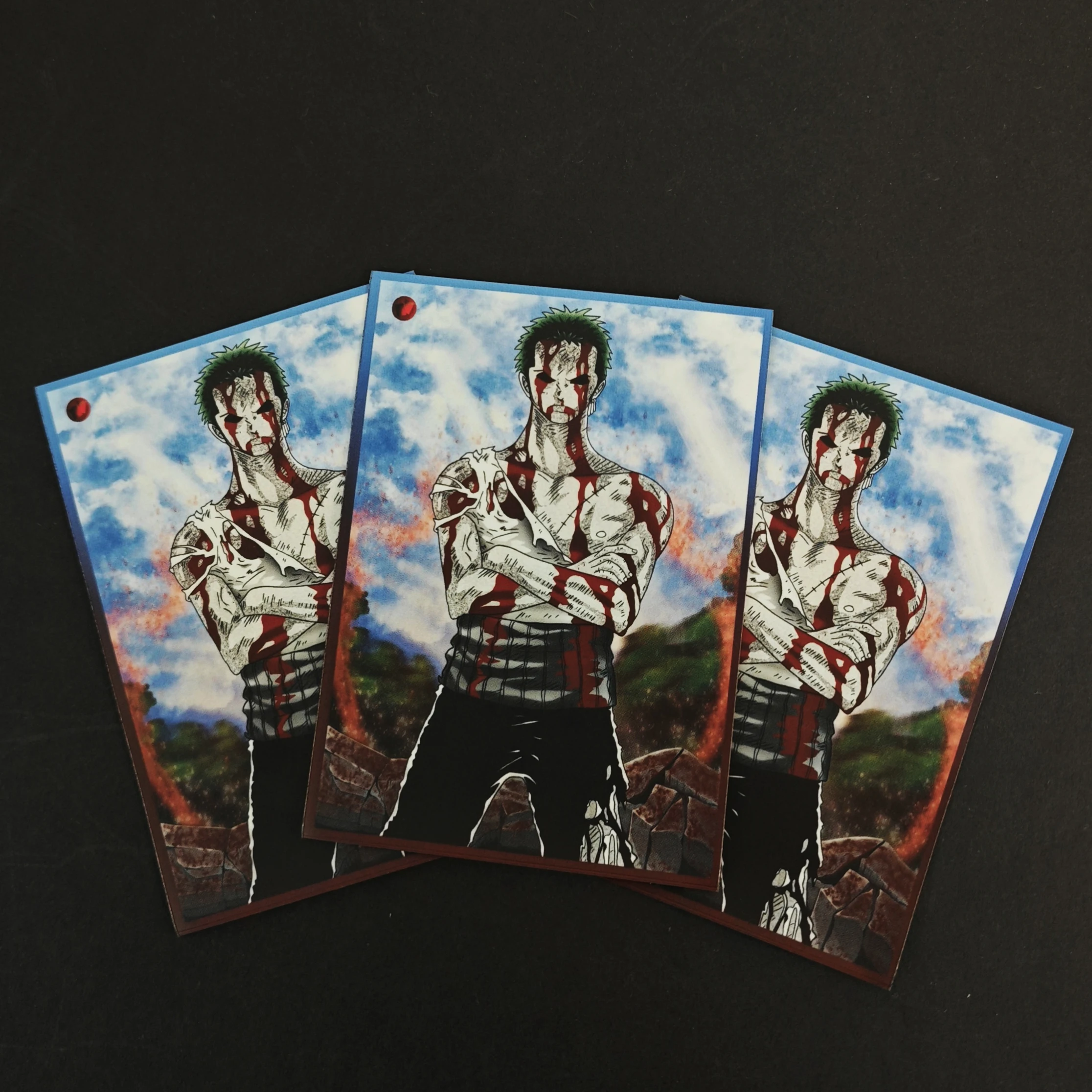 60pcs Card Sleeves 65x 90mm Compatible with YGO/ Magical/TCG/Trading Cards, Great Halloween Christmas Gift for Card Collectors