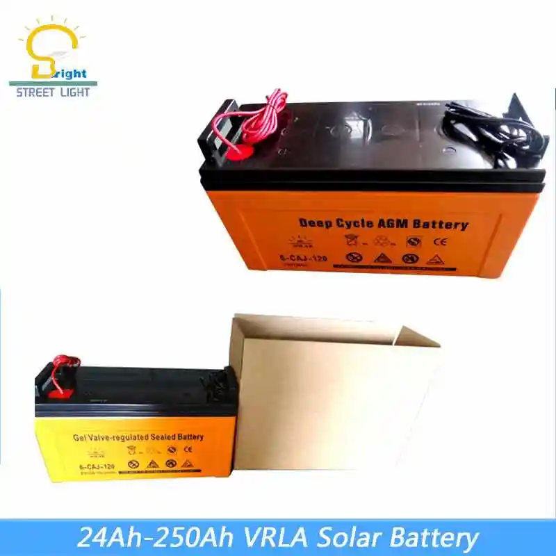 Environment Friendly 150Ah 12V Solar Battery Rechargeable