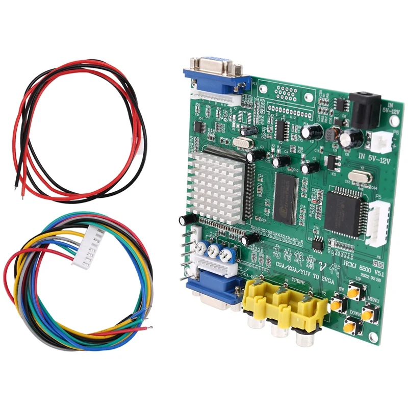 

Y16A GBS8200 CGA/EGA/YUV/RGB to VGA Output Arcade Jamma Game HD Video Converter Board Monitor to LCD GBS-8200