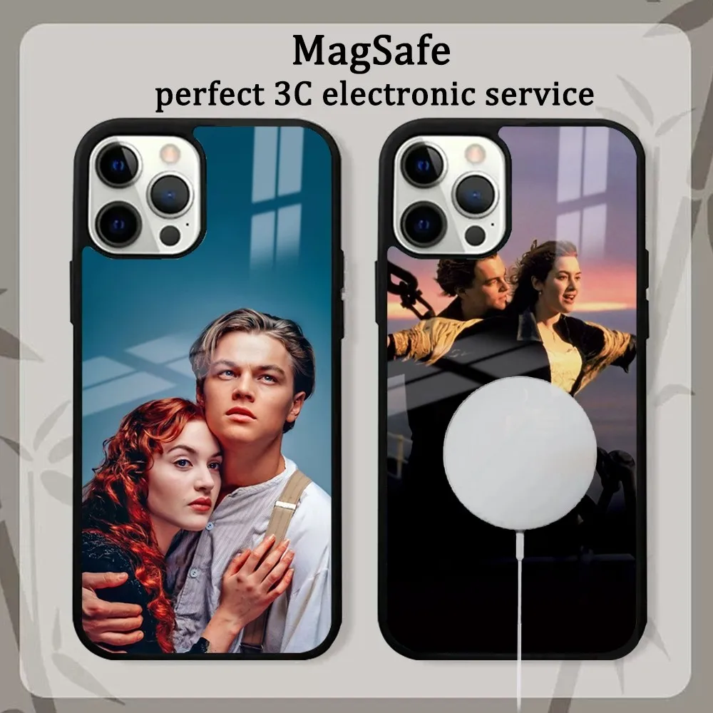 C-Classics T-Titanic M-Movie Phone Case For iPhone 15 14 13 12 11 Pro Max Plus Mini Mirror Magnetic Cover