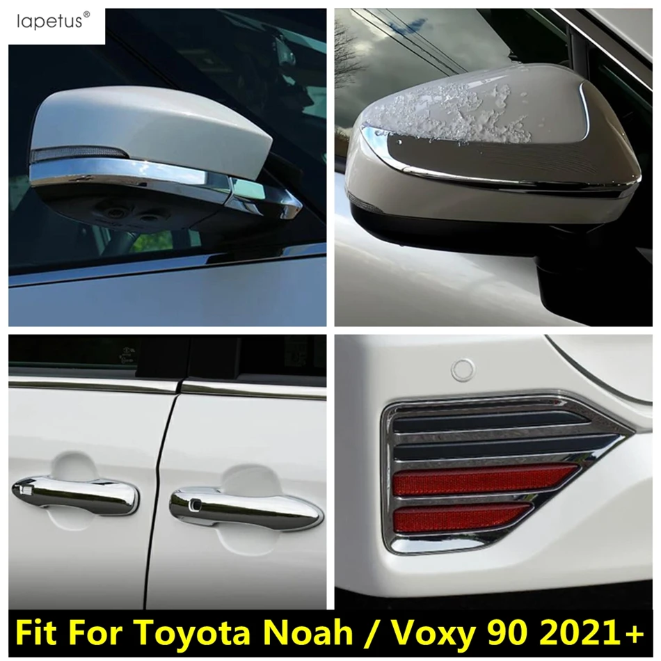 

Rearview Mirror Strip / Door Handle / Rear Fog Light Lamp Cover Trim Exterior Accessories For Toyota Noah / Voxy 90 2021 -2023