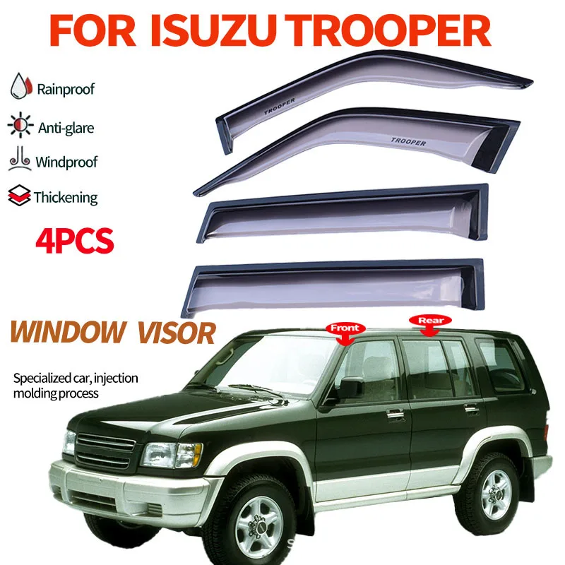 

Suitable for ISUZU Cavalry Road Fighter ISUZU TPOOPER rain shield widening and rain eyebrow modification accessories