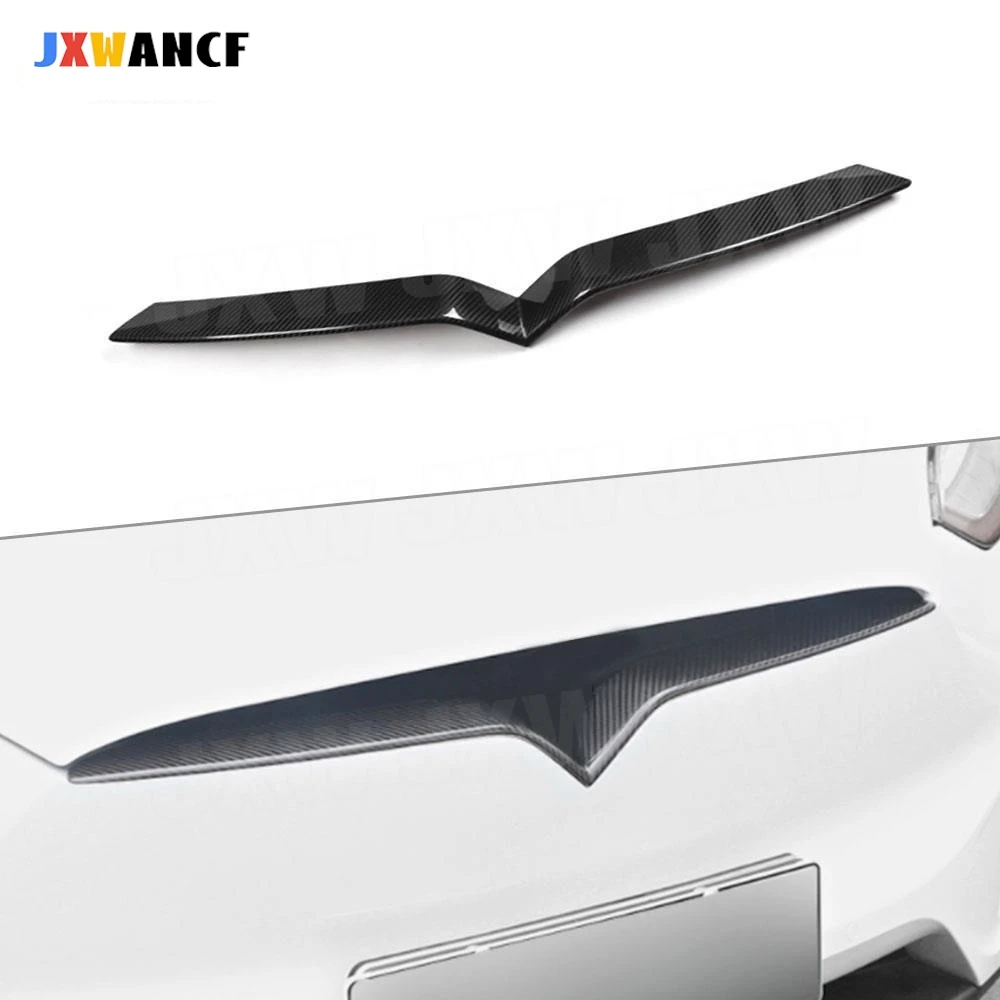 

JXWANCF декоративная накладка из углеродного волокна, декоративная накладка на дверь для Tesla Model X SUV 2020, сетчатая отделка из АБС-пластика