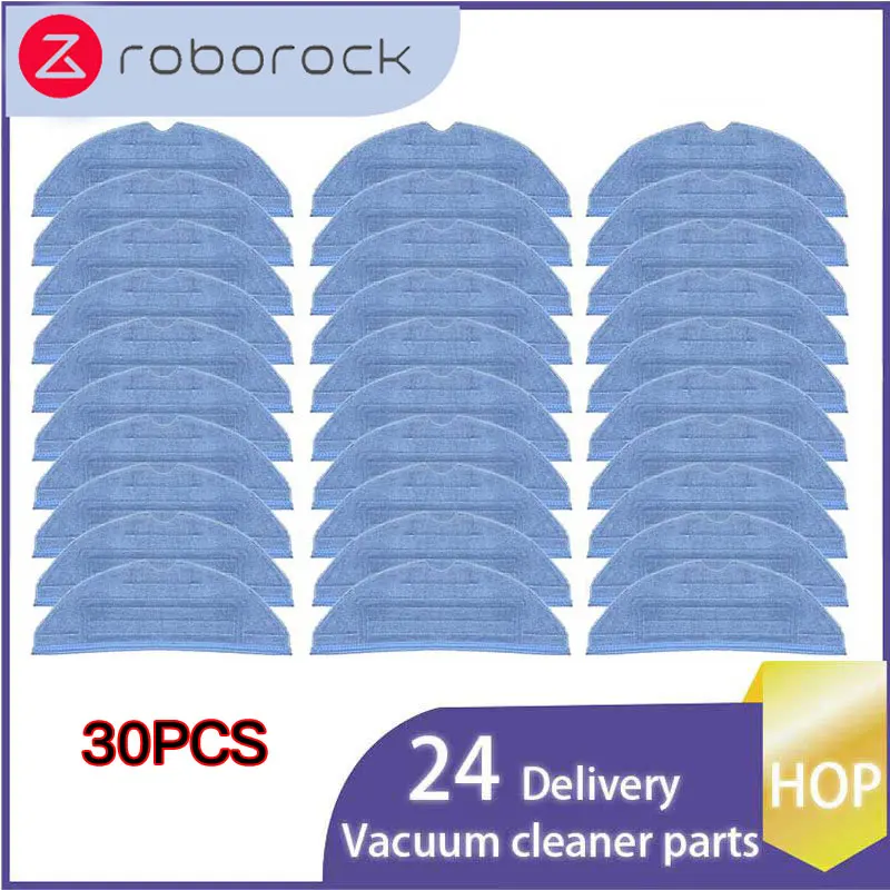 Roborock-almohadilla de fregona para Robot aspirador, piezas de trapos de fregona, accesorios de paños de fregona, S7, S70, S75, S7Max, S7MaxV, T7s,