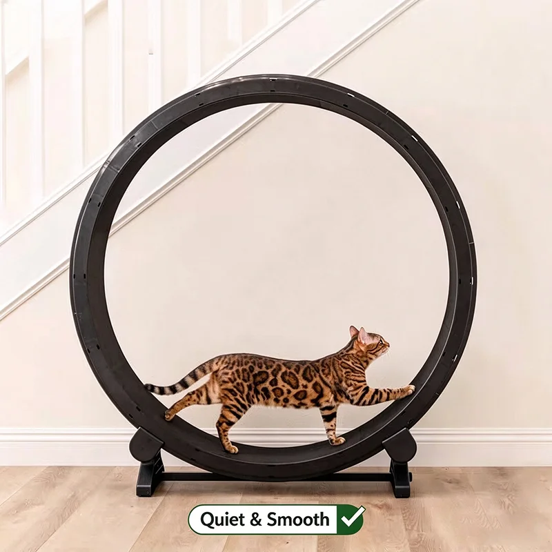 Cat Running Wheel Exercise Treadmill - 猫用トレッドミル、猫の運動用ホイール、猫のトレーニング用ランニングホイール