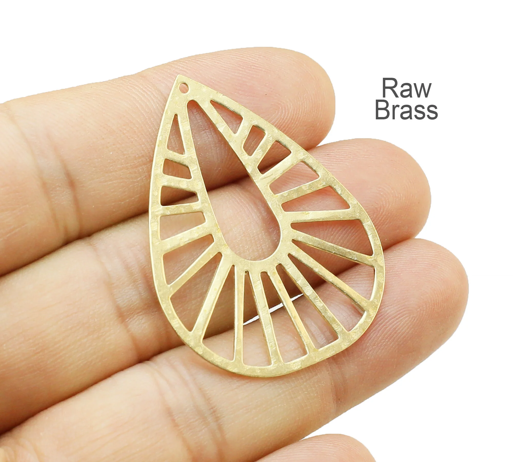 10個のフィリグリーティアドロップペンダント、ハンマーリーフ - Jewelry Making Hammer のレビューと価格
