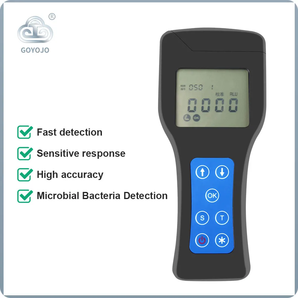 

GOYOJO Surface Cleanliness Tester ATP Fluorescence Detector Hotel Uses Bacteria Microbial Rap